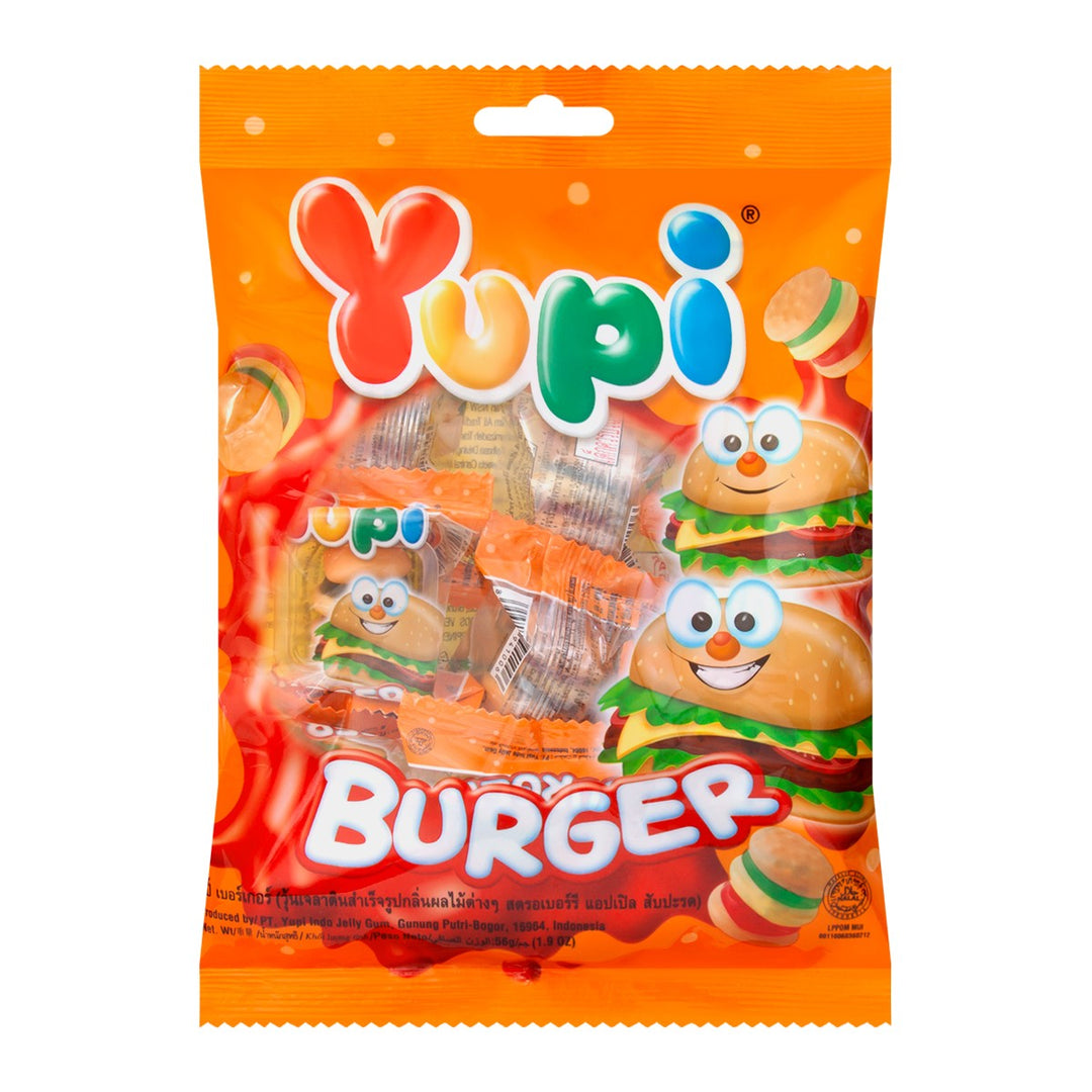 Yupi 迷你漢堡軟糖果凍 56 克