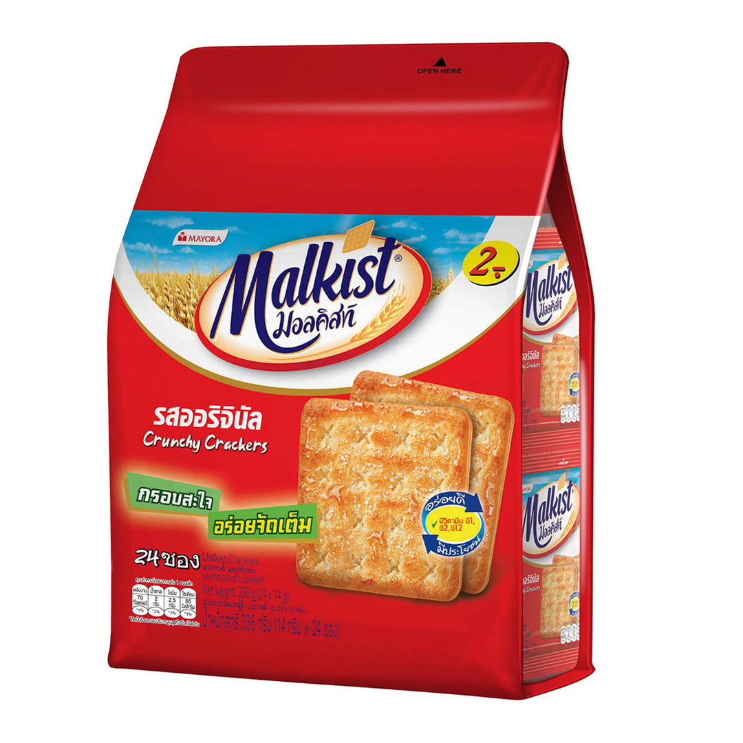 MALKIST 原味脆脆餅乾 14 克。 24 件