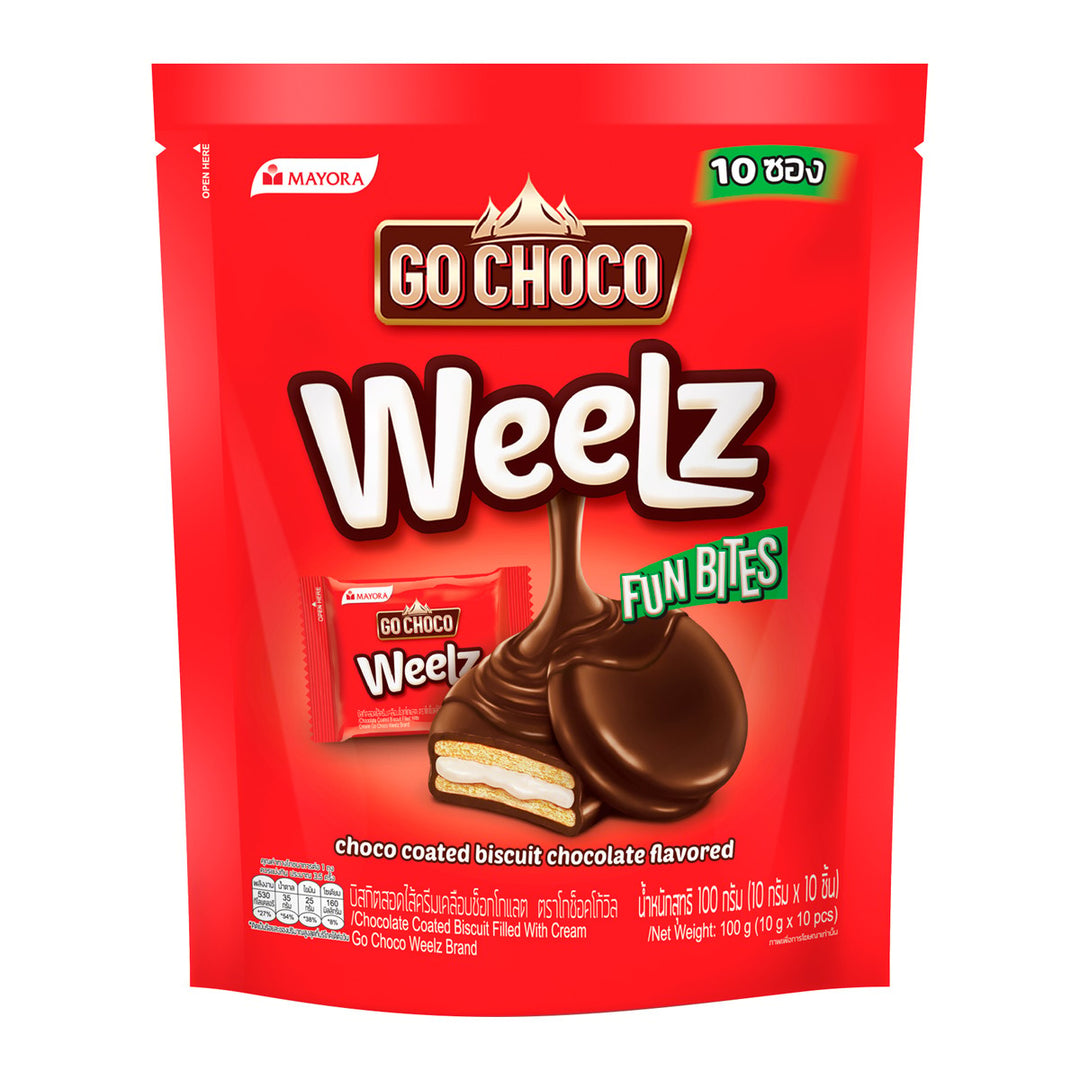GO CHOCO Weelz 趣味咬咬 100 公克。