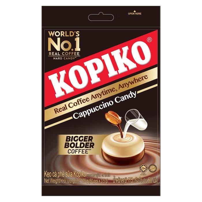 KOPIKO 卡布奇諾糖果 175 克50 克。