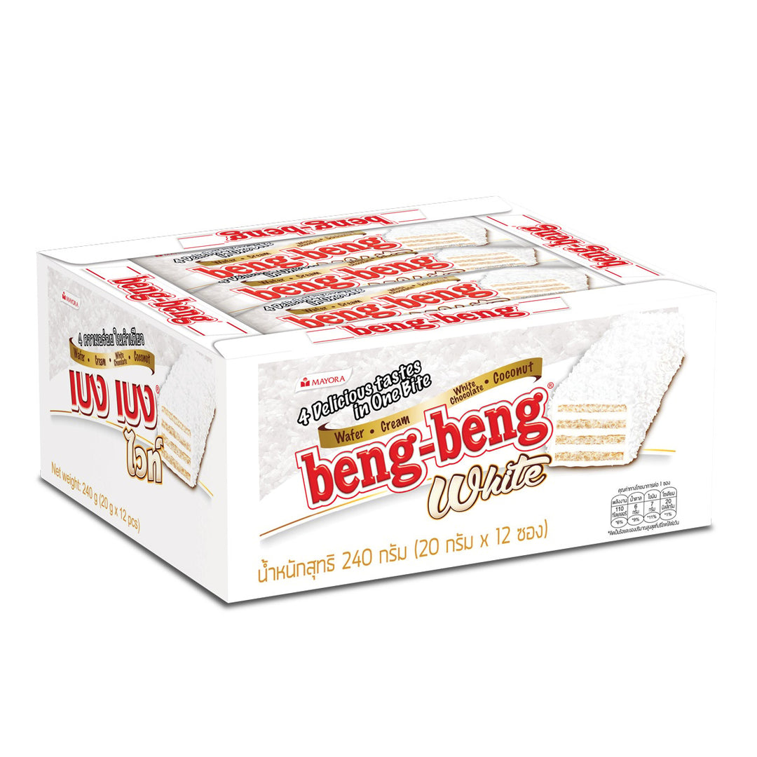 BENG BENG 白巧克力口味威化餅 20 公克。包 12