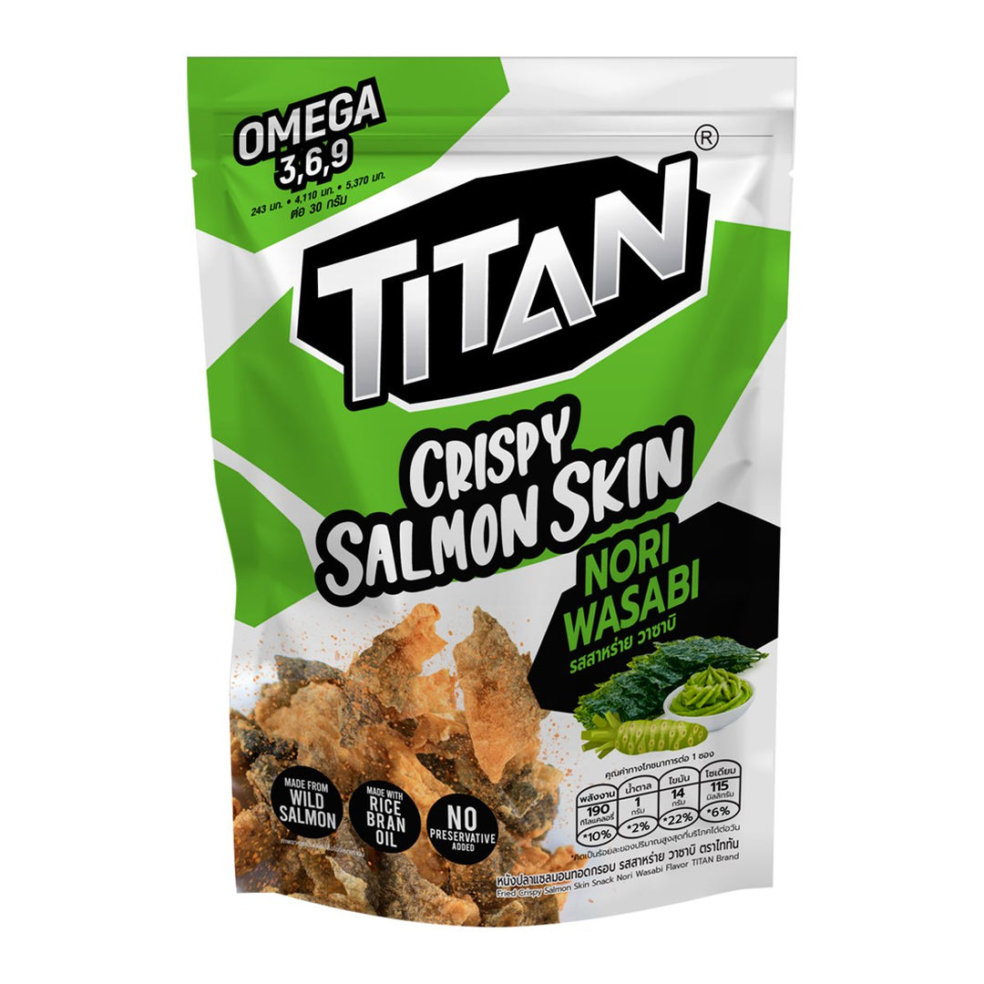 TITAN 脆皮鮭魚皮海苔芥末 30 克