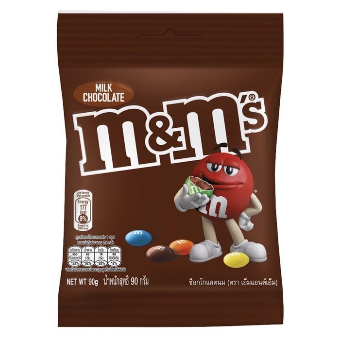 M&M’S 牛奶巧克力 90 公克。