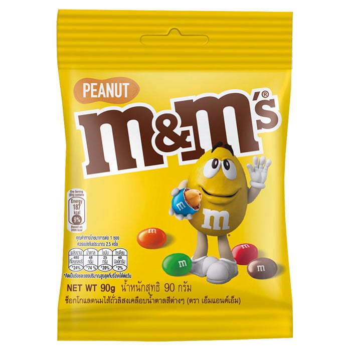 M&M'S 花生巧克力糖 90 克。