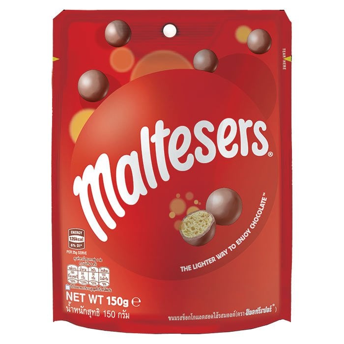 MALTESERS 麥芽牛奶糖果,塗上牛奶巧克力 150 克。