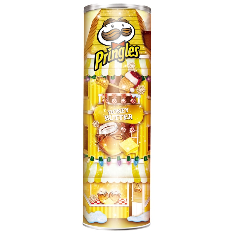 Pringle 片蜂蜜奶油味 尺寸 110 克。