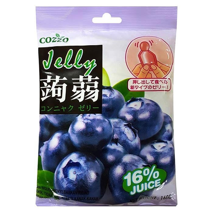 COZZO 蒟蒻果凍 藍莓風味 160 公克