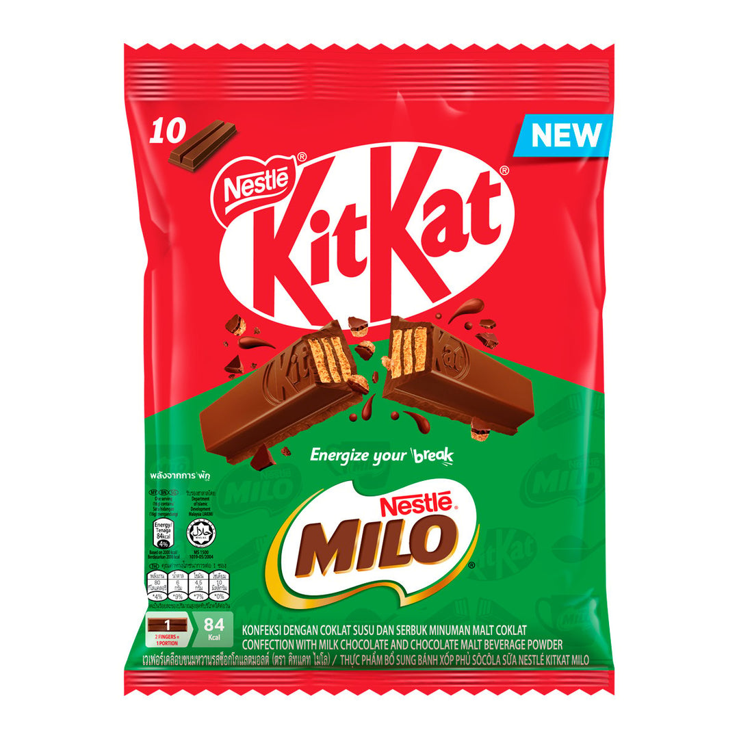 KIT KAT MILO 共用袋 160 克。