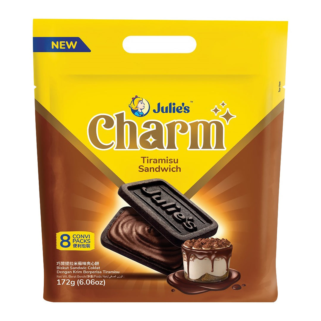 JULIE'S Charm 提拉米蘇三明治餅乾 172 克
