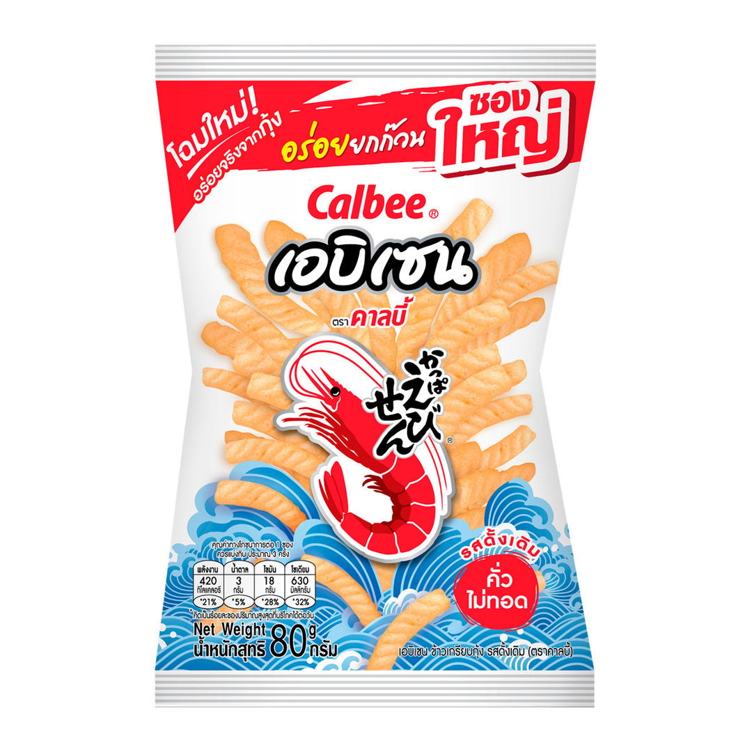 CALBEE 蝦片 原味 80 克