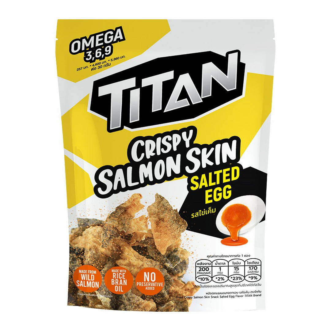 TITAN 脆鮭魚皮鹹蛋口味 30 克