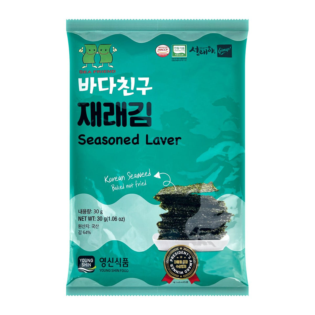 SEAFRIEND 調味紫菜整粒 30 克。