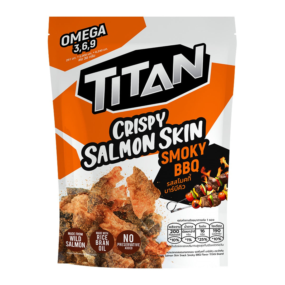 TITAN 脆皮鮭魚皮煙燻燒烤口味 30 克