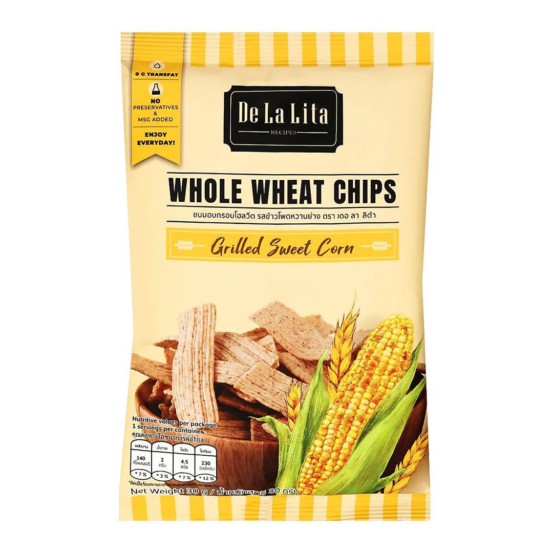 DE LA LITA 全麥片 烤甜玉米口味 30 克