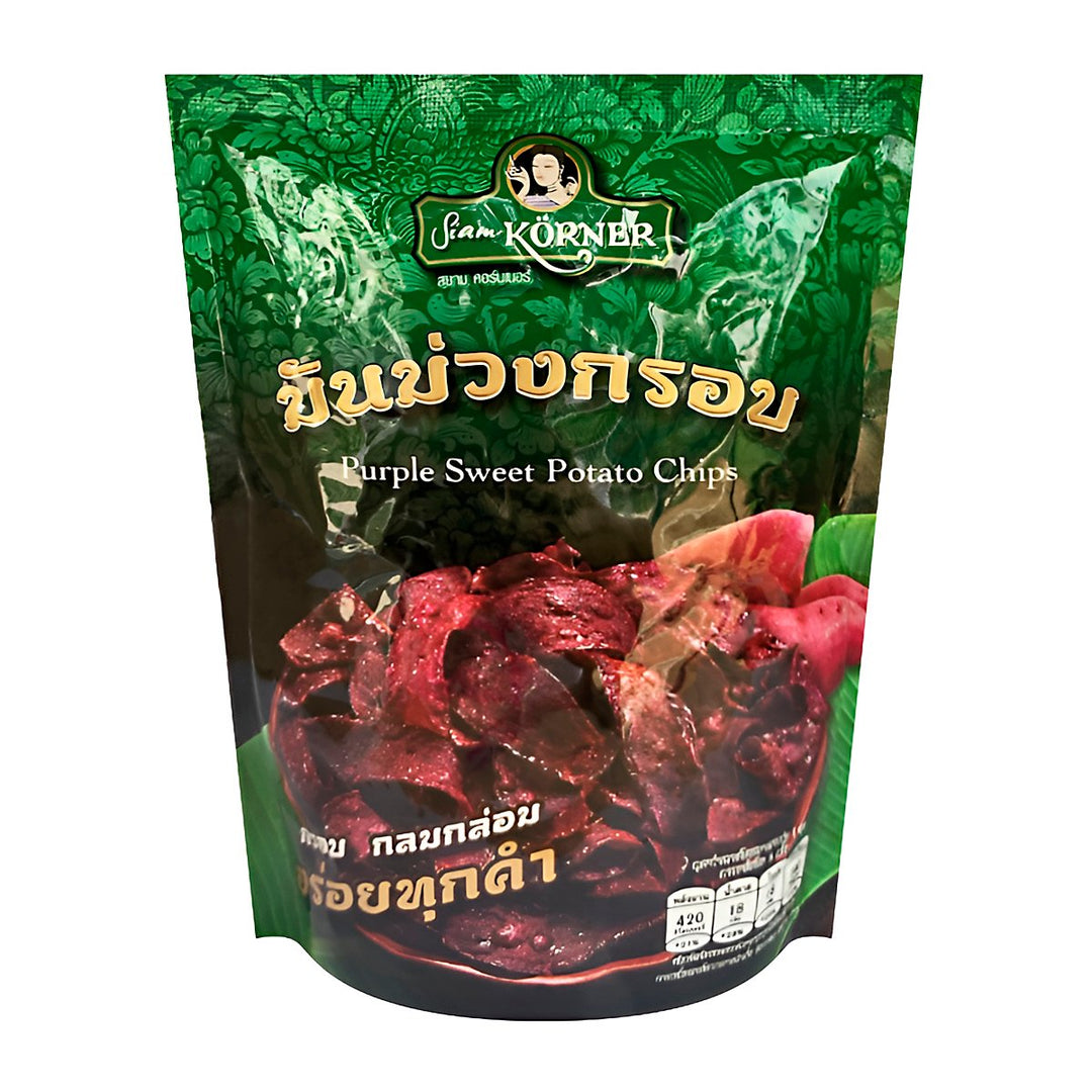 SIAM KORNER 紫薯片 85 克。