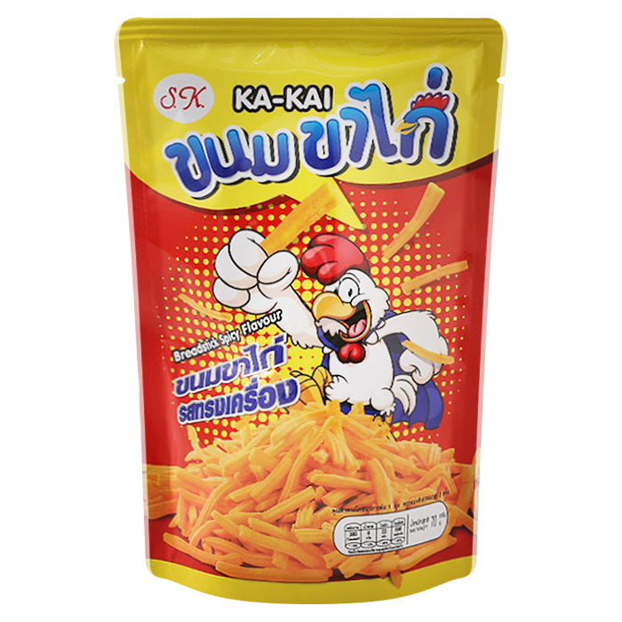 S.K.鹹麵包條 70 克。