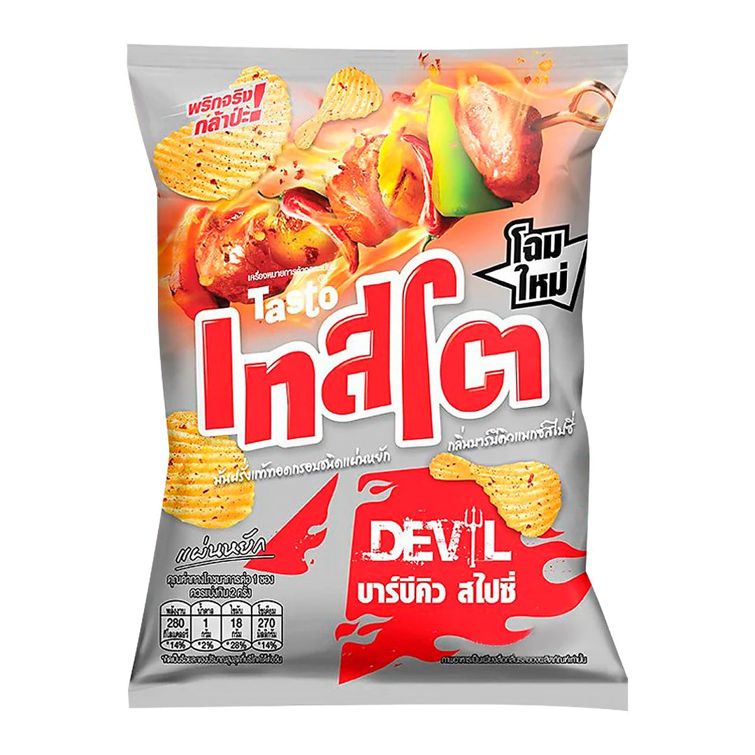 TASTO 魔鬼脊薯片 燒烤風味 最大辣味 42 克