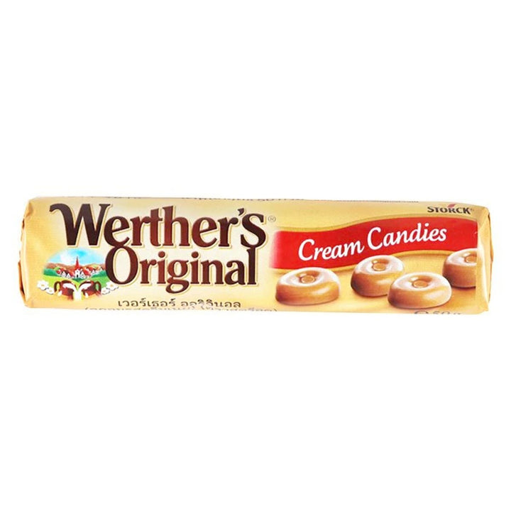 WERTHER'S ORIGINAL 奶油糖果 50 克。