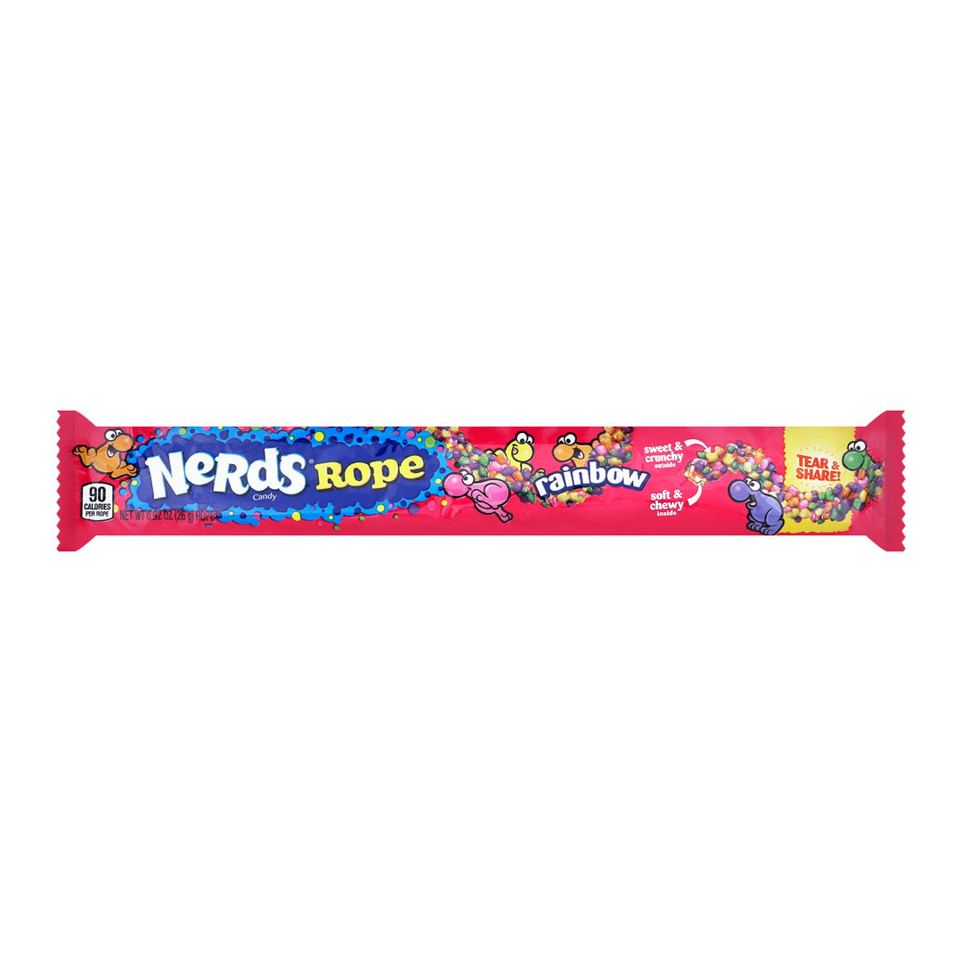 NERDS 糖果繩彩虹 26 克。