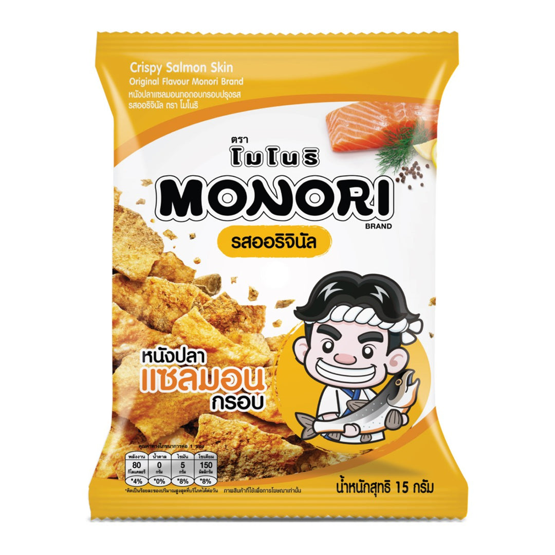 Monori 脆皮鮭魚皮原味 15 克