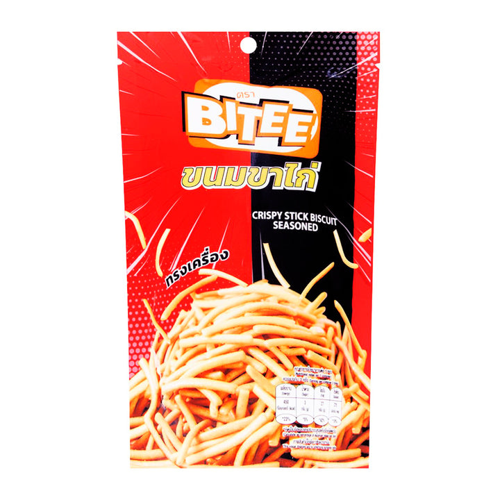 BITEE 脆皮調味餅乾棒 75 克。