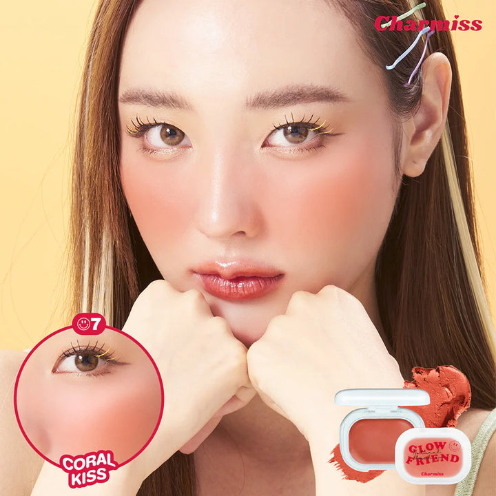 Charmiss Glowfriend 自然腮紅 4g #07 Coral Kiss