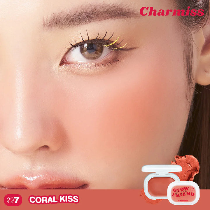 Charmiss Glowfriend 自然腮紅 4g #07 Coral Kiss