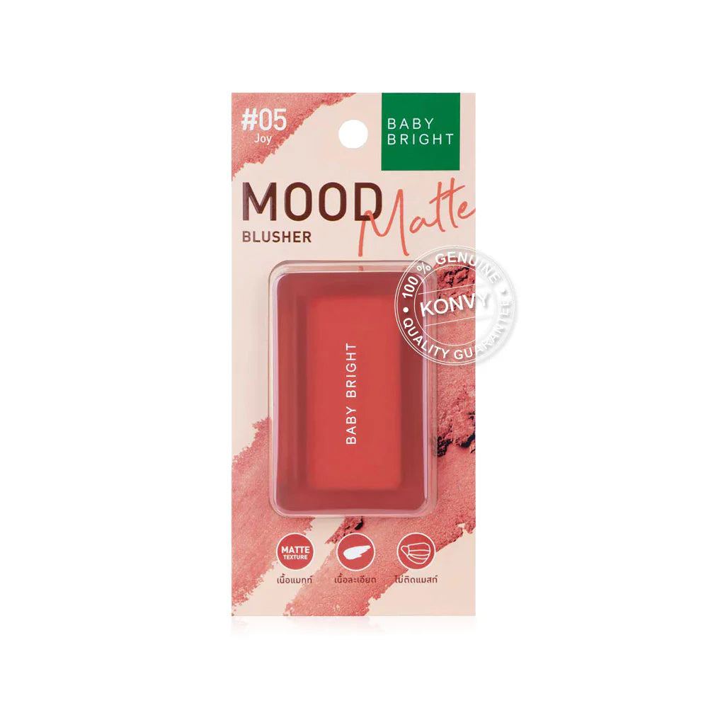 Baby Bright Mood Matte 腮紅 4.5g #05 Joy ( 效期至 : 2025.10.26 )