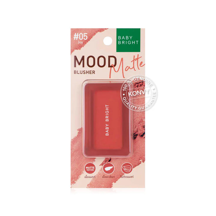 Baby Bright Mood Matte 腮紅 4.5g #05 Joy ( 效期至 : 2025.10.26 )