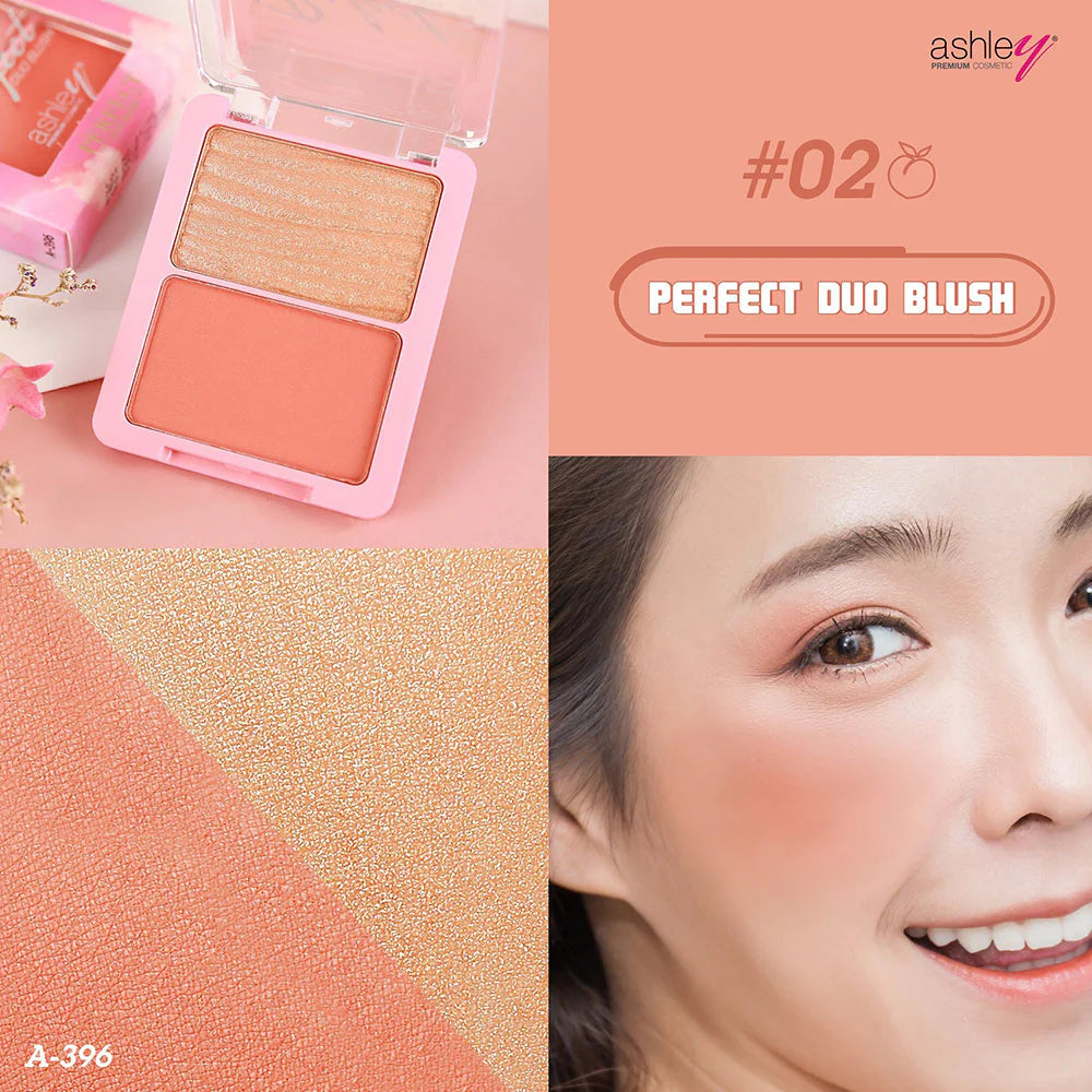 Ashley 完美雙色腮紅 10g #02