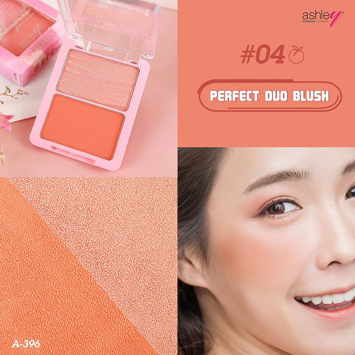 Ashley 完美雙色腮紅 10g #04
