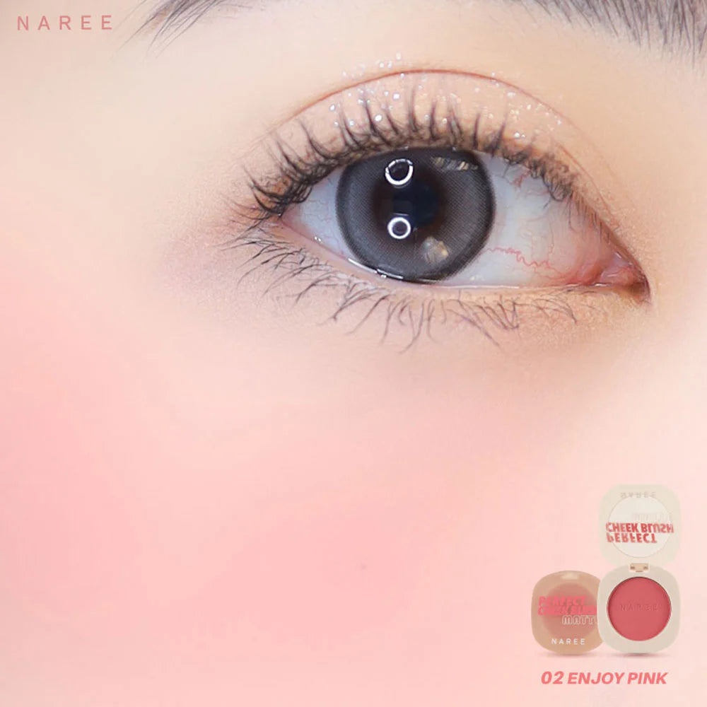 Naree 完美霧面腮紅 4g #02 Enjoy Pink