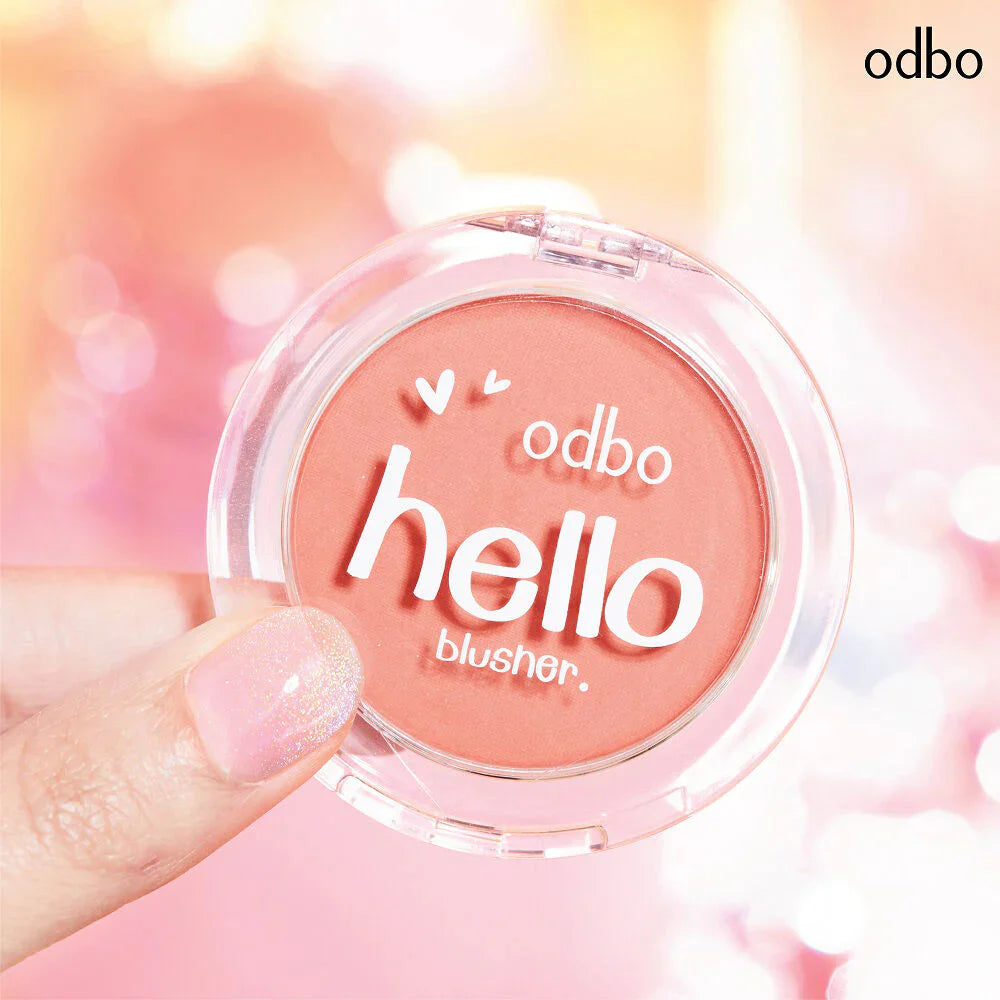 ODBO Hello 腮紅 4g #Od1300-01 珊瑚色