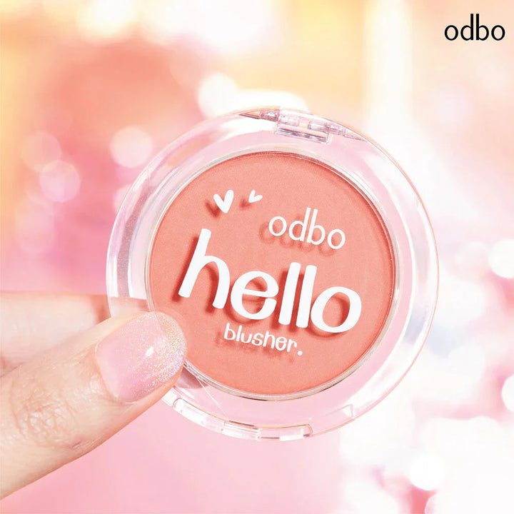 ODBO Hello 腮紅 4g #Od1300-01 珊瑚色