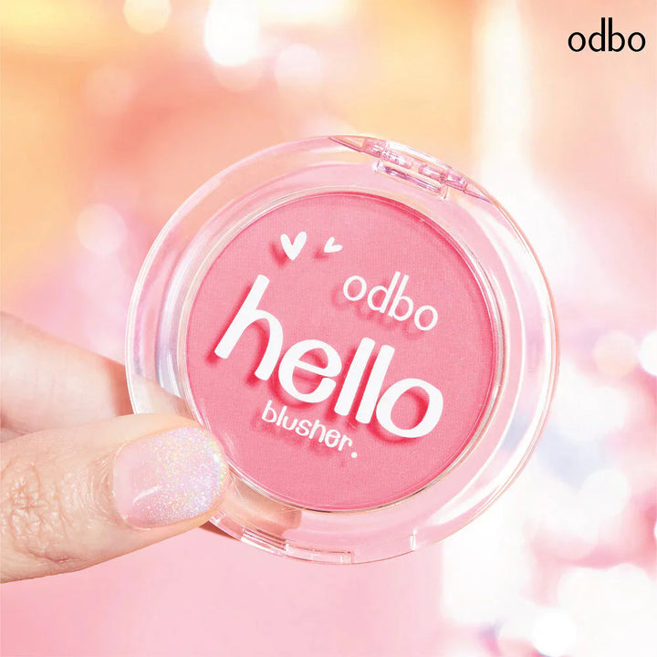 ODBO Hello Blusher 4g #Od1300-02 桃色