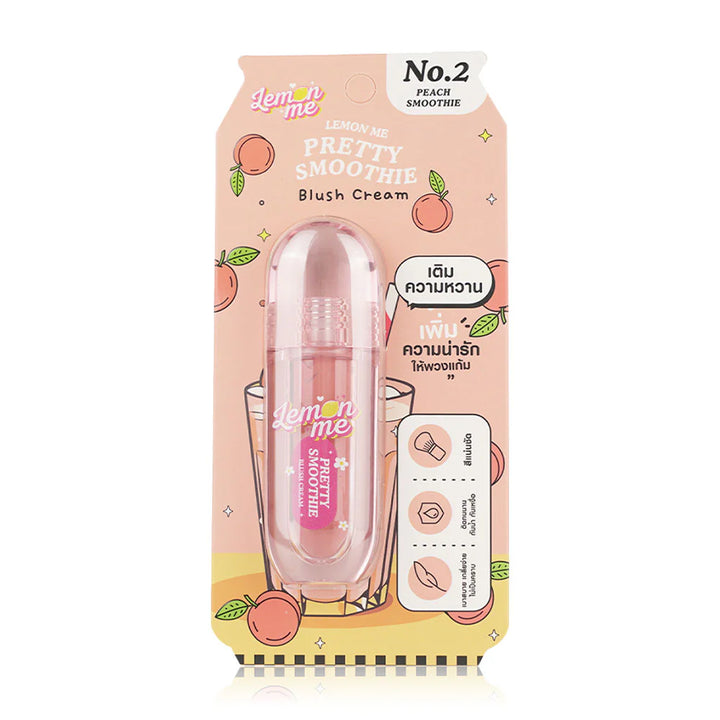 Lemon Me Pretty Smoothie 腮紅霜 3.9g #02 桃子 Smoothie