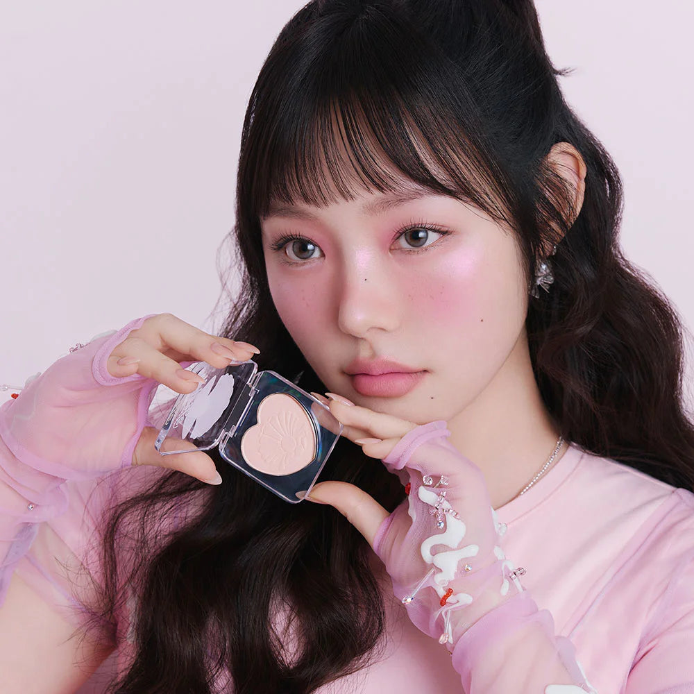 Etude x Blooming Shy Heart Pop 腮紅 4g #Pink A Boo
