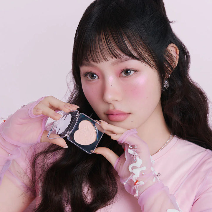 Etude x Blooming Shy Heart Pop 腮紅 4g #Pink A Boo