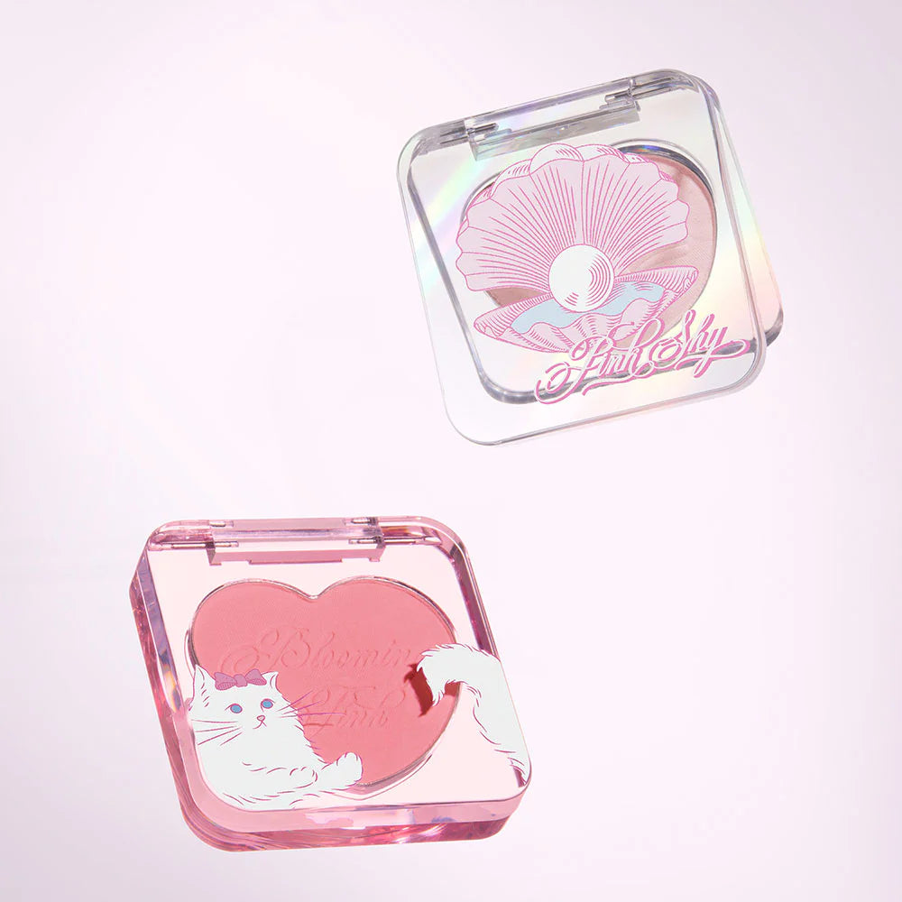 Etude x Blooming Shy Heart Pop 腮紅 4g #Blooming Pink