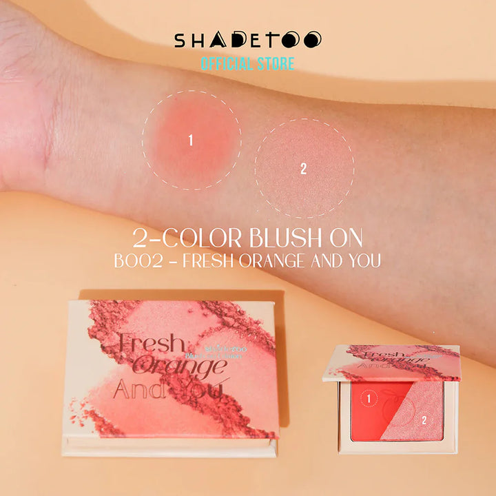 ShadeToo 雙色腮紅 6.3g #B002 Fresh Orange And You