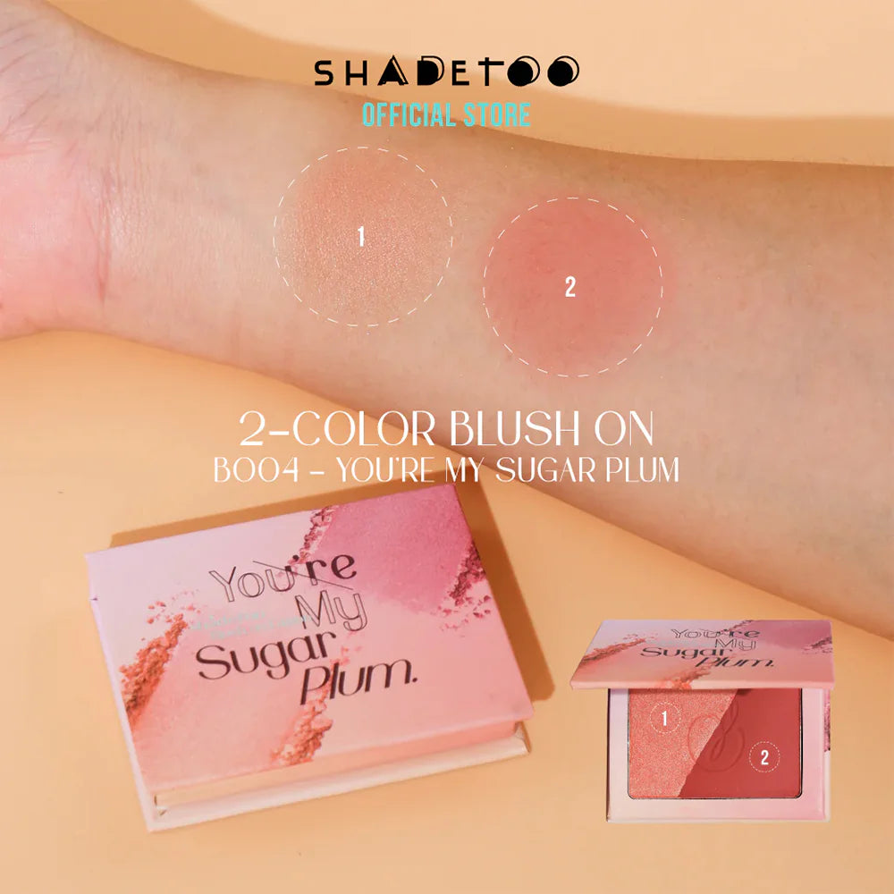 ShadeToo 雙色腮紅版 6.3g #B004 你是我的糖梅