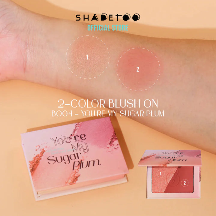 ShadeToo 雙色腮紅版 6.3g #B004 你是我的糖梅