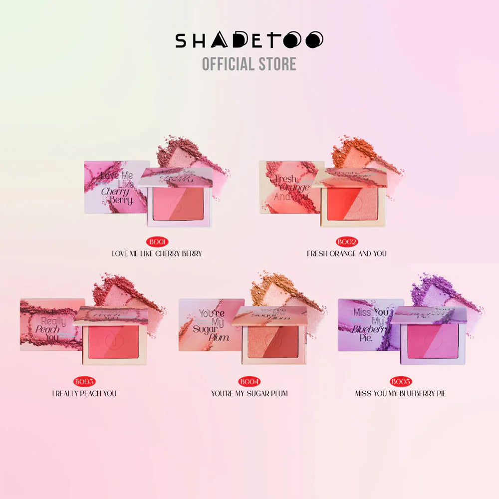 ShadeToo 雙色腮紅版 6.3g #B004 你是我的糖梅