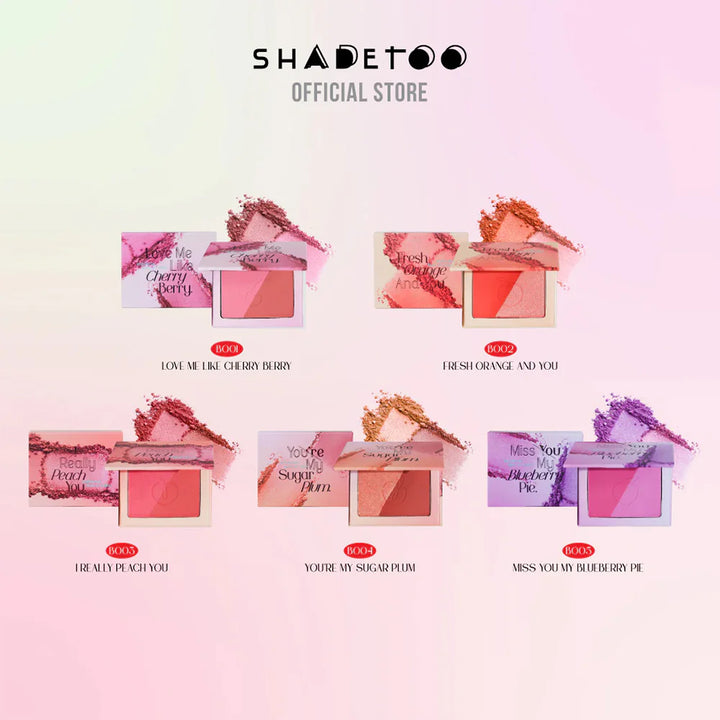 ShadeToo 雙色腮紅版 6.3g #B004 你是我的糖梅