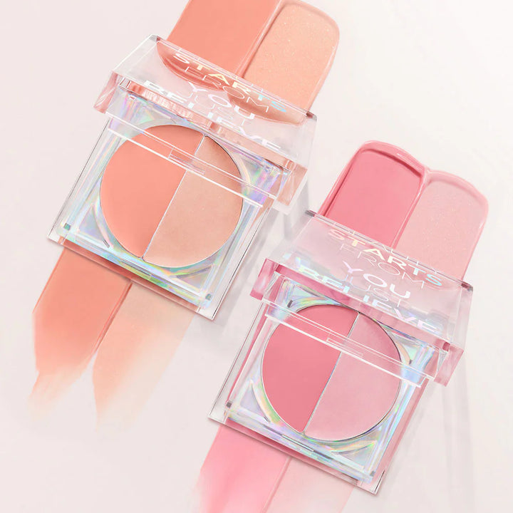 Jung Saem Mool Colorpiece 霜狀腮紅 1.3g x 2 #Coral Fizz
