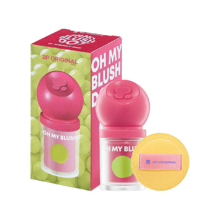2P 原廠 Oh my Blush Dot 3g #BD-01 雪葩粉色