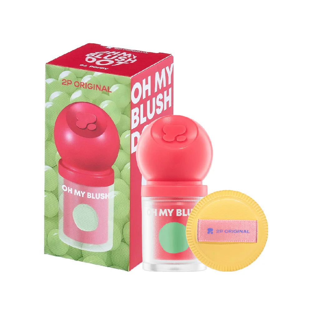 2P 原廠 Oh my Blush Dot 3g #BD-02 罌粟花