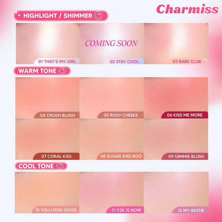 Charmiss Glowfriend Mochi 腮紅 3.5g #01 That's My Girl