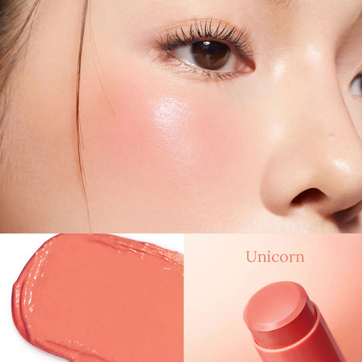 Merrezca 亮澤奶油腮紅棒 6g #Unicorn
