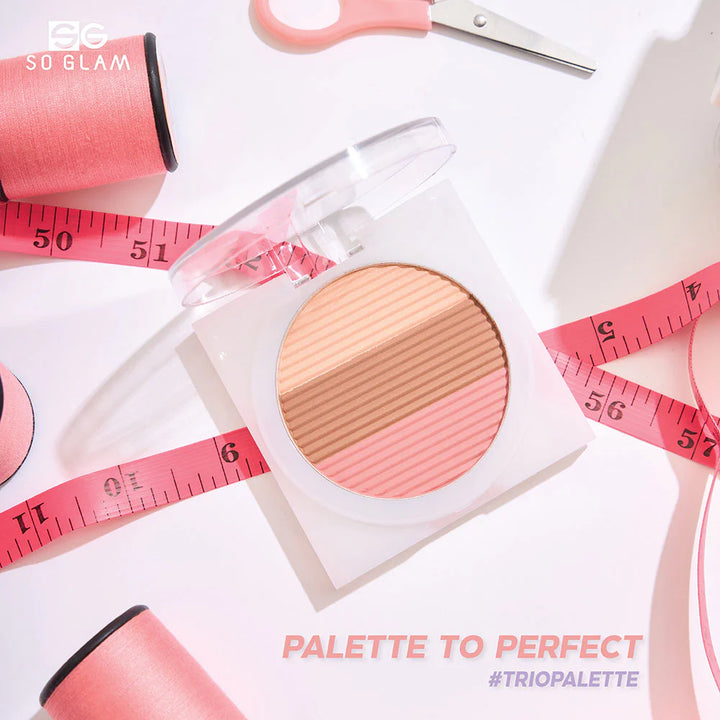 So Glam 完美眼影盤 9g #001 Pastel Peach